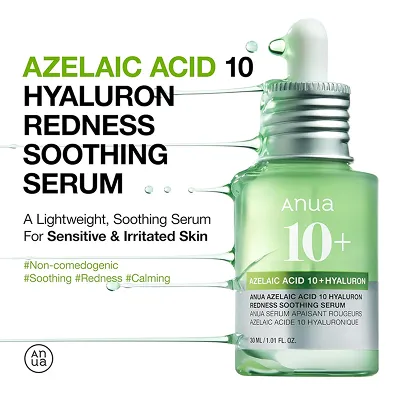 [ANUA] Azelaic Acid 10 Hyaluron Redness Soothing Serum 30ml — view 3