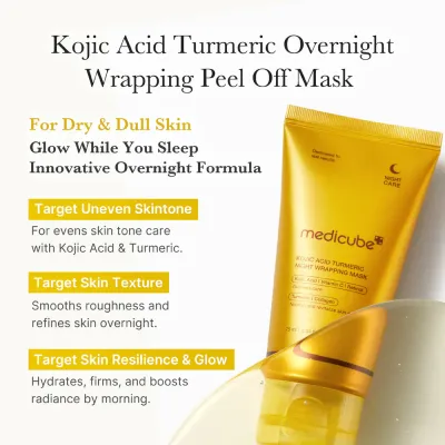 [MEDICUBE] Kojic Turmeric Night Wrapping Mask – 75ml — view 3