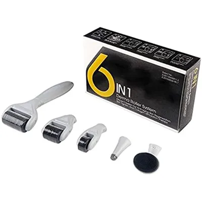[Gangnam Isle] 6-in-1 Derma Roller System – Face & Body Microneedling Kit