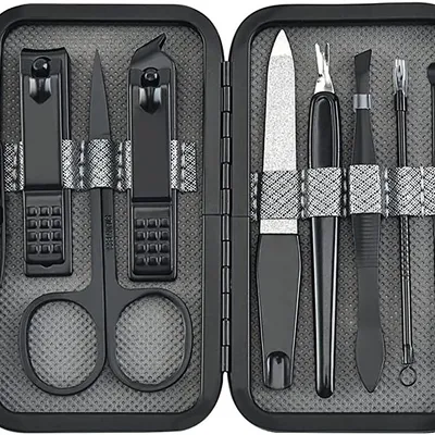 [Gangnam Isle] Black Nail Clippers & Grooming Kit