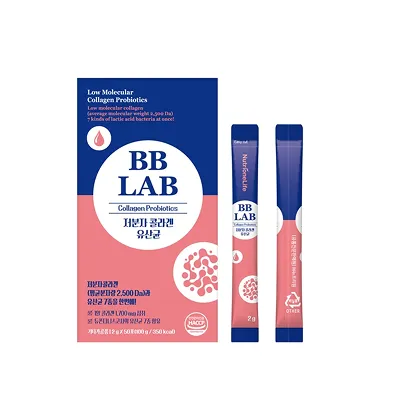 [BB LAB] Low Molecular Collagen Probiotics 60g (2g × 30 Sticks)