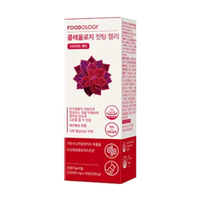 [FOODOLOGY] Coleology Cut Jelly 280g (20g × 14 Sticks)