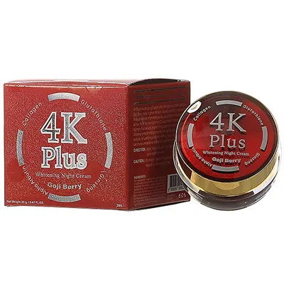 [4K PLUS] Whitening Night Cream 5X Goji Berry
