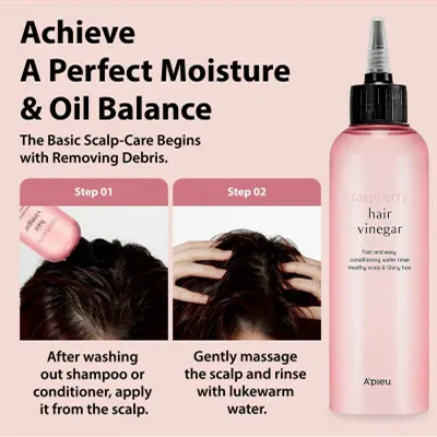 [APIEU] Raspberry Hair Vinegar 200ml