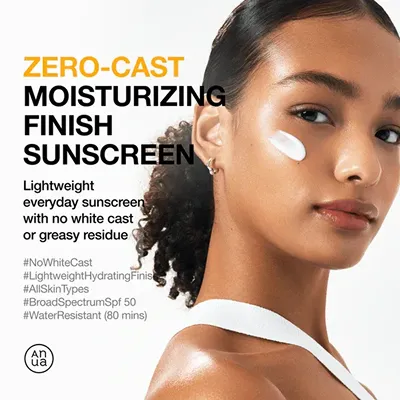 [ANUA] Zero-Cast Moisturizing Finish Sunscreen 50ml