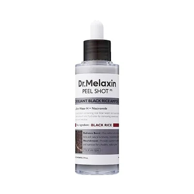 [Dr.Melaxin] Peel Shot Exfoliant Black Rice Ampoule 80ml