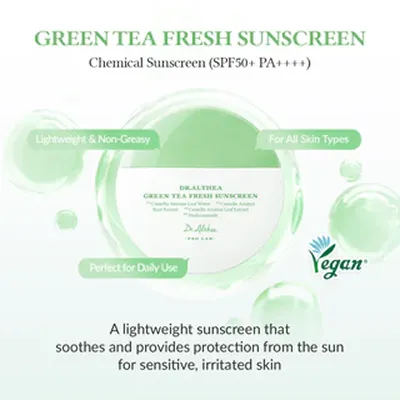 [DR.ALTHEA] Green Tea Fresh Sunscreen 45ml