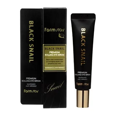 [FARM STAY] Black Snail Premium Rolling Eye Serum 25ML