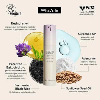 [HARUHARU WONDER] Black Rice Night Knight Retinol Serum 20ml