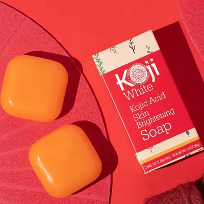[KOJI WHITE] Kojic Acid Skin Brightening Soap 80g x 2
