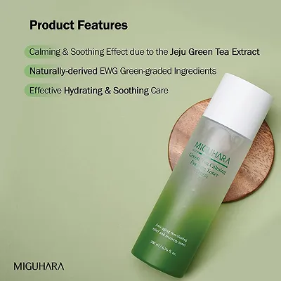 [MIGUHARA] Green Tea Calming Essence Toner Origin 200ML