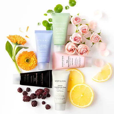 [Mary&May] Vegan Wash Off Mask Mini Gift Set