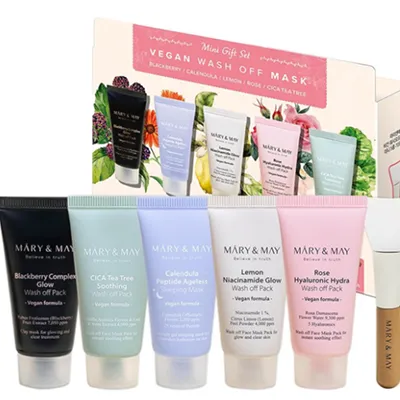 [Mary&May] Vegan Wash Off Mask Mini Gift Set