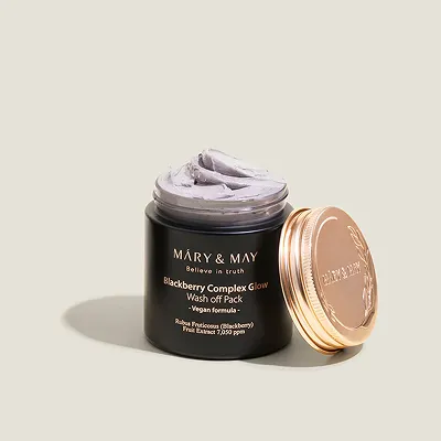 [MARY & MAY] Vegan Blackberry Complex Glow Wash Off Pack 125g