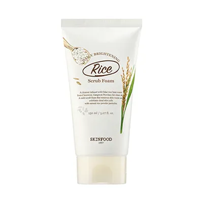 [SKINFOOD] Rice Daily Brightening Scrub Foam 150ml