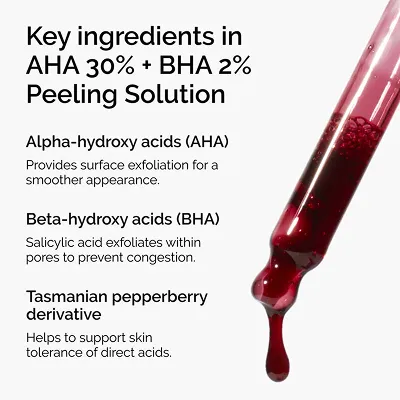[THE ORDINARY] AHA 30% + BHA 2% Peeling Solution 30ml