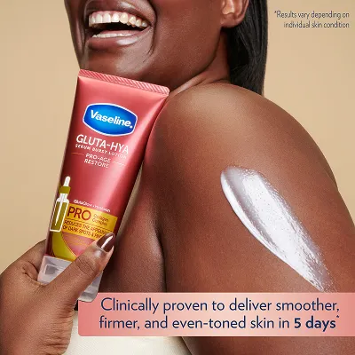 [VASELINE] Healthy Bright Gluta-Hya Serum Burst Lotion Pro-Age Restore 290ml