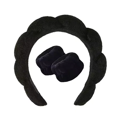 [GANGNAM ISLE] Plush Headband & Wrist Washband Set 3 PCS — view 4