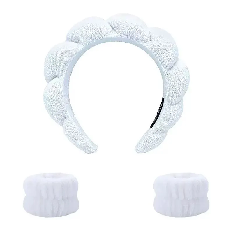 [GANGNAM ISLE] Plush Headband & Wrist Washband Set 3 PCS — view 6