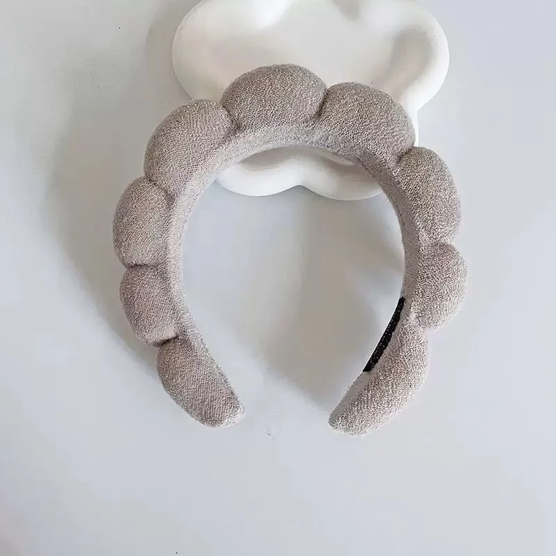 [GANGNAM ISLE] Plush Headband & Wrist Washband Set 3 PCS — view 7