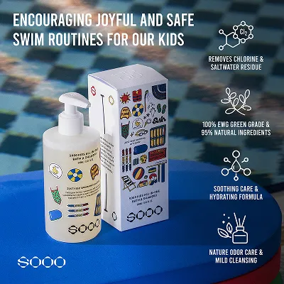 [SOOO] Swim Kids All-in-One Bath & Shampoo 300ml — view 3
