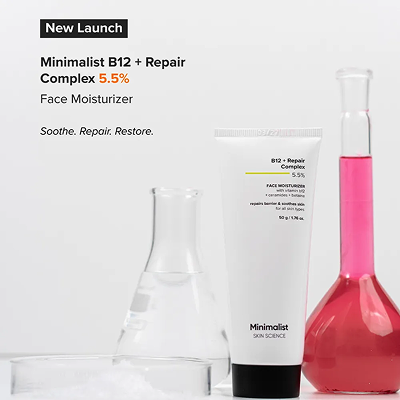 [MINIMALIST] B12 + Repair Complex 5.5% Face Moisturizer 50g