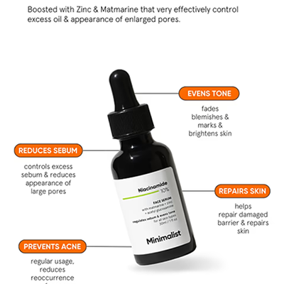 [MINIMALIST] Niacinamide 10% Face Serum 30ml